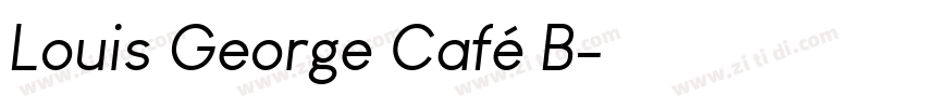 Louis George Café B字体转换